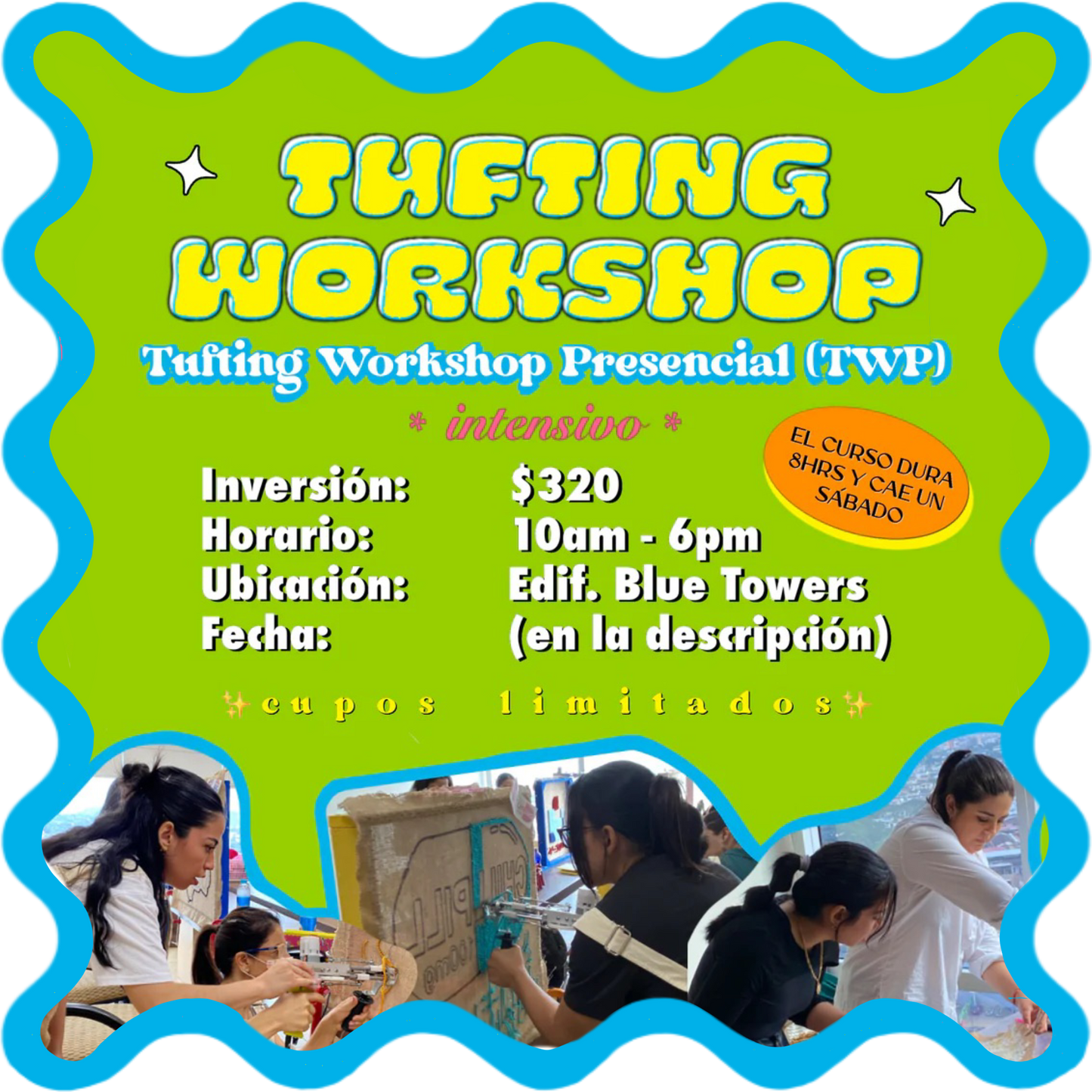 Tufting Workshop Intensivo🎓 (TWI - GYE)